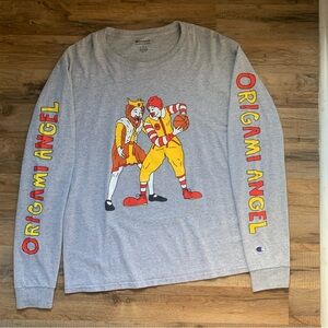 👑VS🤡 BK VS Mickey D’s  Champion L/S Tee Size-L